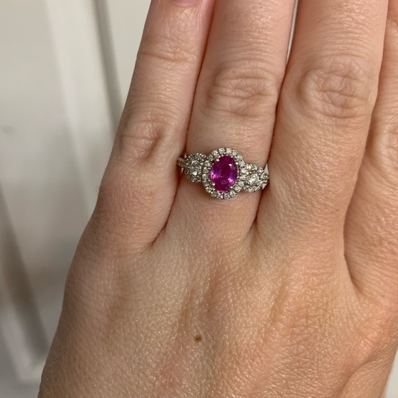 Pink Sapphire Ring - Picture 6 of 6